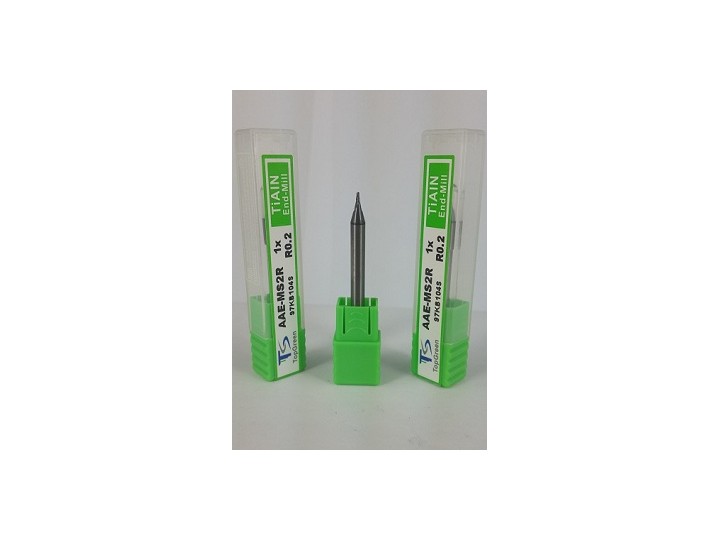 鎧鉅科技 -1.0mm R0.2 二刃鎢鋼圓鼻刀