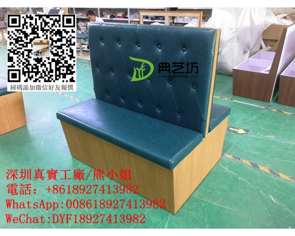 定制雙面梳化，訂造梳化，抽屜卡位沙發訂製,雙面卡位沙發訂製，儲物梳化訂造，港式餐廳卡座，阻燃防火卡座