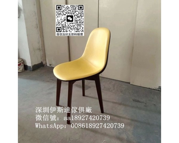 深圳餐椅訂造工廠、家用餐廳靠背洽談椅、實木皮質餐椅、食肆枱櫈、顏色材料可自選、一手廠家、香港直銷
