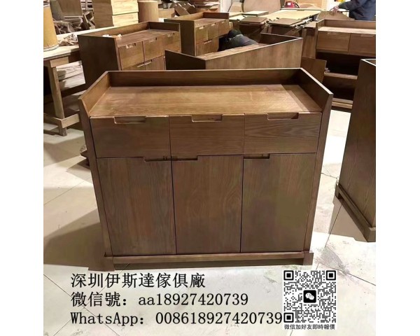 實木傢俬工廠，實木收銀枱、實木櫃筒枱、餐廳前台收銀枱、訂造實木餐枱、實木餐椅廠家
