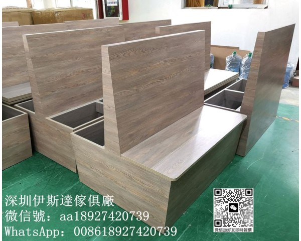 實木傢俱訂造工廠、餐廳卡位梳化、掀蓋櫃筒儲物梳化、餐廳傢俱訂造工廠、火鍋烤肉日式店鋪餐枱餐椅訂造