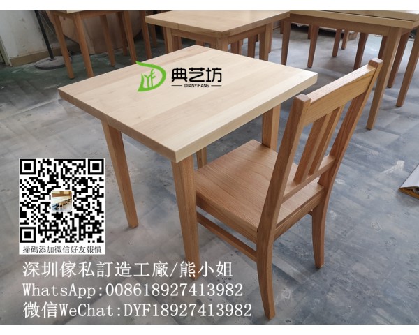 實木餐枱凳定做，餐廳純實木枱櫈，日式風格餐廳桌椅，實木方枱，餐館桌椅訂造，飯店桌凳，餐廳家私枱櫈