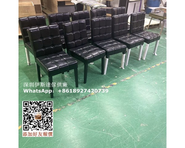 實木椅子，香港酒吧用椅凳，訂造椅子，防火皮面椅，黑色椅子，椅子加工批發工廠