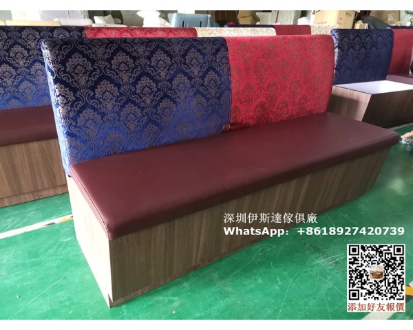 復古梳化訂製，科技佈藝儲物沙發，防火膠板卡座，雙色拼色卡位梳化訂製廠商，梳化設計訂製
