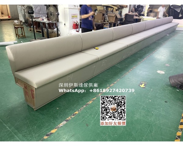 長椅訂造好，直卡梳化，深圳訂造傢俬工廠，餐廳酒吧靠墻儲物梳化，夜總會KTV阻燃防火卡位卡座訂造