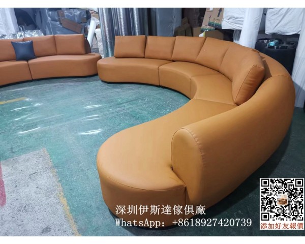 度身弧形梳化訂造，半圓形沙發訂製，bs7176防火證書傢俬，舒適軟包卡座，卡位梳化訂製