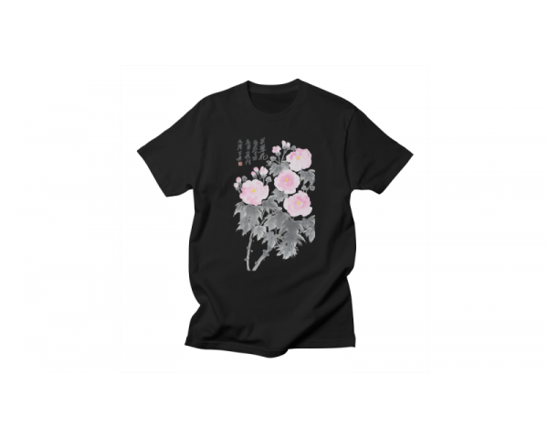 中国水墨画图案服装，枕头，手机壳，美国生产发货