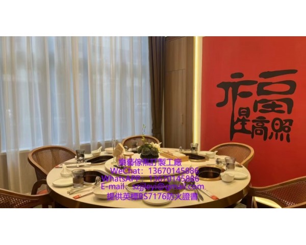 定制工廠電動轉盤大圓桌，會所餐桌帶轉盤，自動旋轉電動餐桌