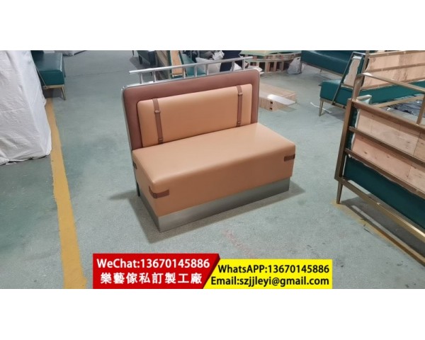 餐廳卡座梳化定制，儲物卡座創意咖啡廳茶餐廳梳化沙發，單面雙面梳化卡座沙發，大陸餐飲傢具廠