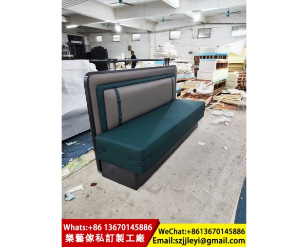 新界茶餐廳沙發，餐廳靠墻梳化沙發卡座支持定制，飯店飯館定制傢私工廠，大陸餐飲傢具廠