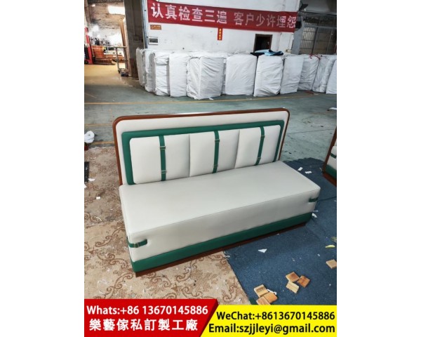 收納櫃儲物抽屜沙發梳化款式定制廠家,樂藝卡座家具分享,防火板梳化加工廠,大陸餐飲傢具廠