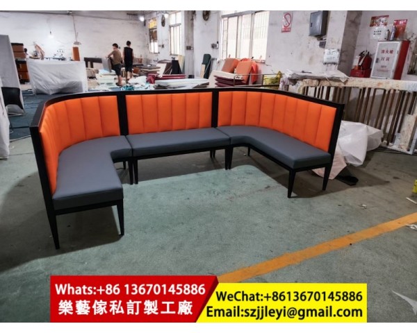 深圳梳化工廠，訂做卡座沙發，儲物卡位梳化，防火卡座沙發，儲物沙發，大陸餐飲傢具廠