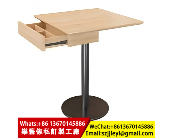 多功能餐檯訂造,抽屜餐桌與儲物櫃一體化設計