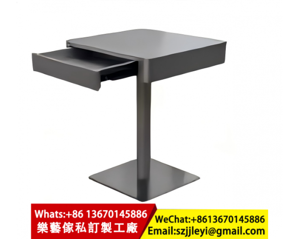 抽屜餐桌樣板展示,酒店餐檯定制,多款面材可選