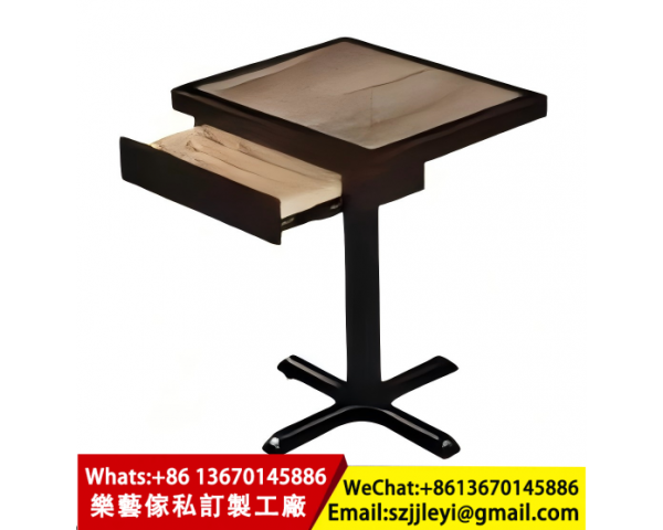 節省空間的餐廳抽屜餐桌,小面積餐飲專用款