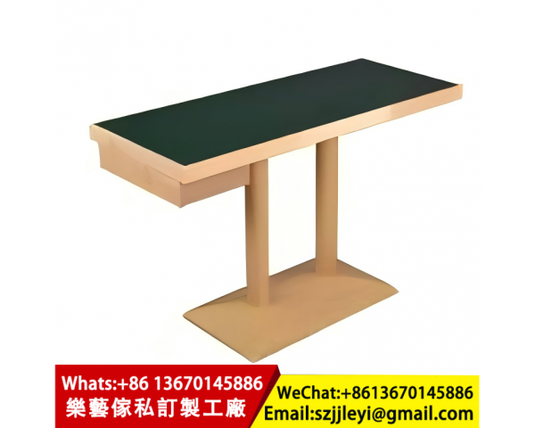 可儲物抽屜餐桌訂造，尺寸顏色可選，適合茶餐廳與咖啡廳使用