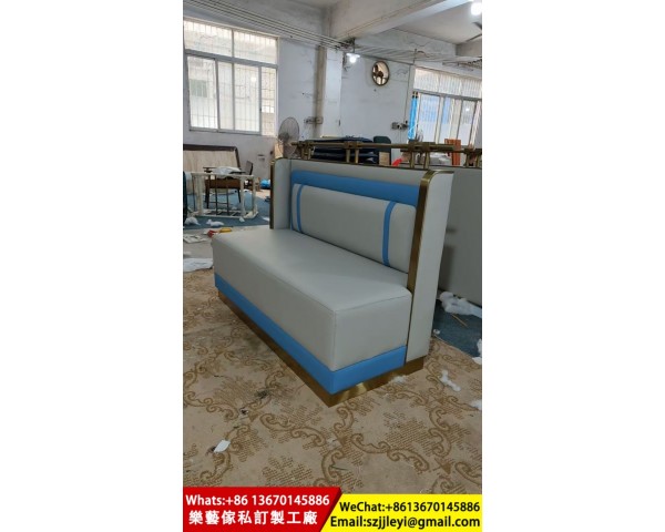 香港沙发梳化定制供应商，订造食店卡座梳化，餐饮家私餐桌餐椅卡座沙发储物柜梳化工厂